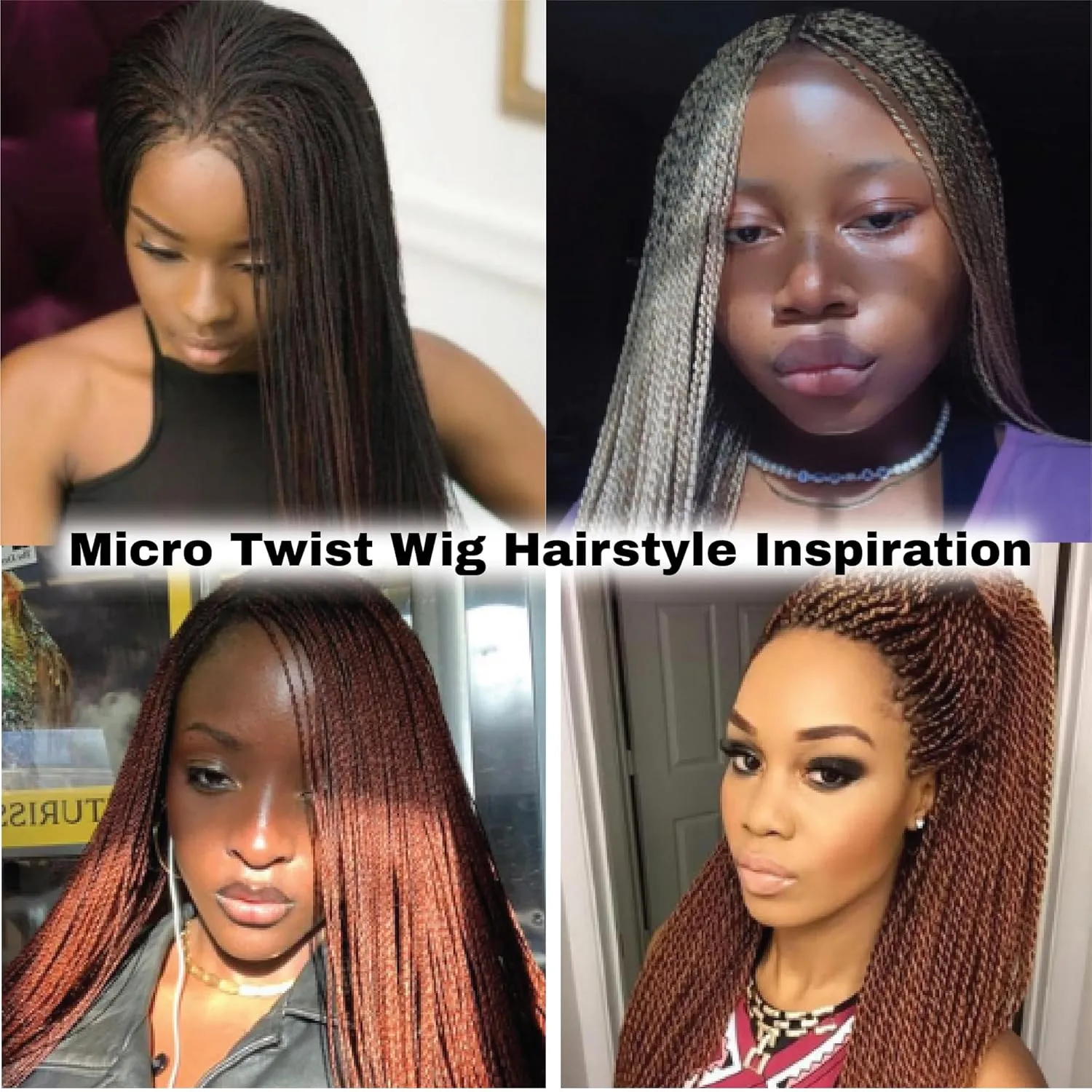 18" Full 360 HD Transparent Lace Front Flip Over Cornrow Braided Wig with Baby Hair - Synthetic hand-made box braids wig for black women.