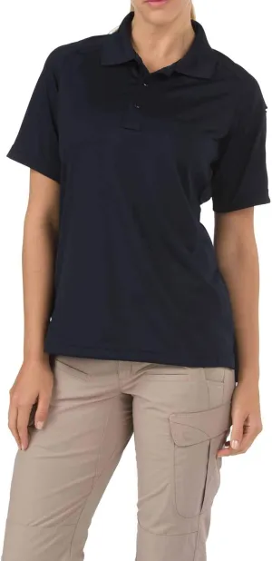 5.11 Tactical Women's Polyester Fabric Performance Short Sleeves Polo Shirt, Style 61165