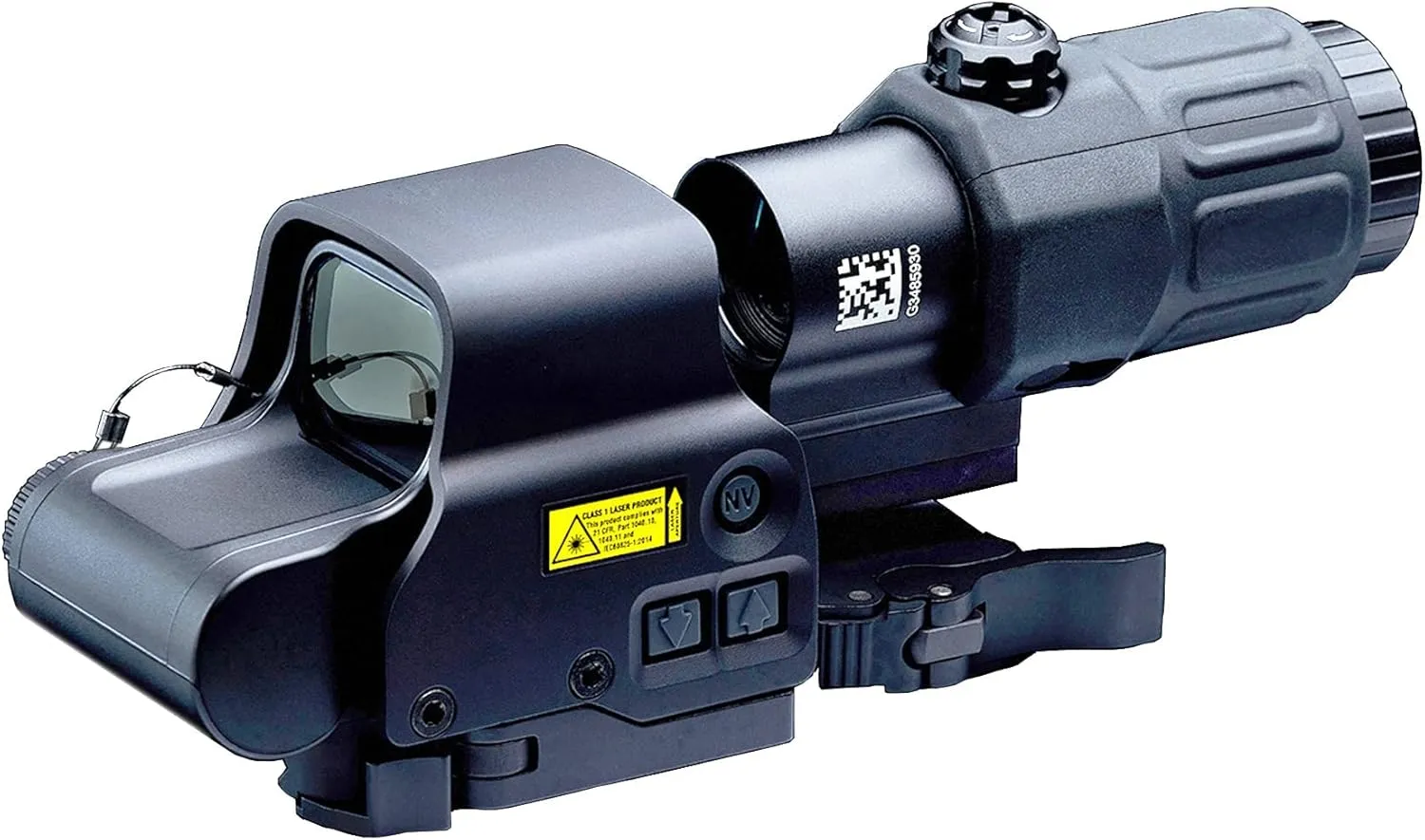 558 Green Red Dot Reflex Sight   G33 3X Magnifying Glass Combo, Optical Holographic Hybrid Sight with G33 Magnifier, Quick Release Rollover Multiplier