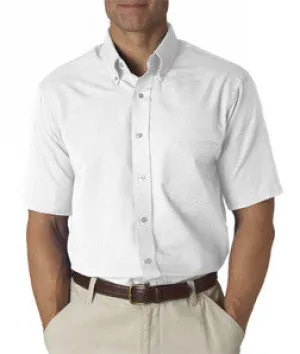 57850 Van Heusen Men's Classic Short-Sleeve Oxford White