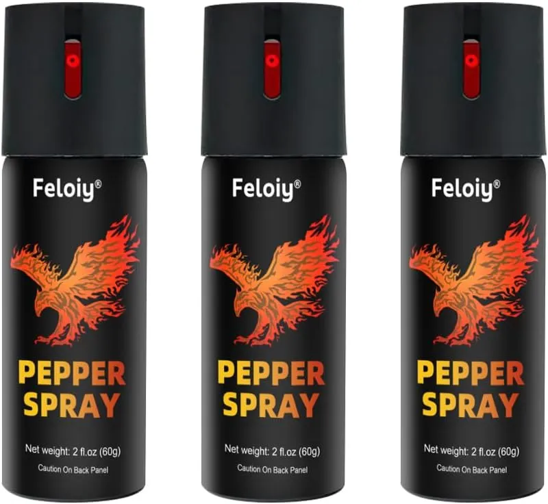 60ml Pepper Spray with protruding Nozzle Design - Faster and More Accurate Aiming - Pepper Spray Keeps You Safe
