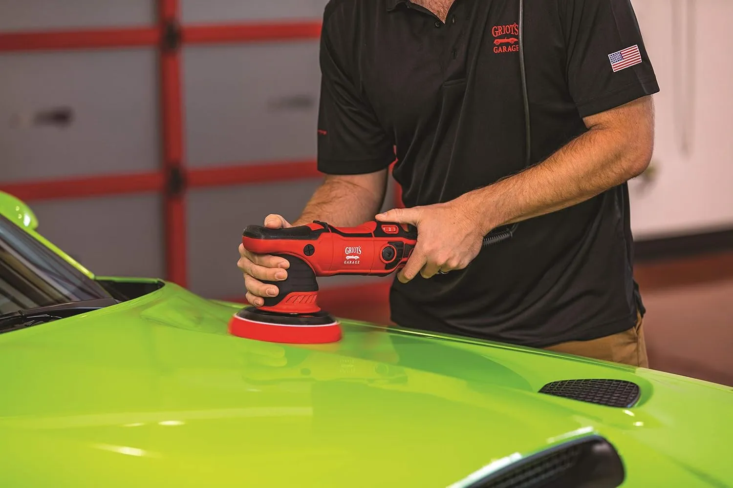 6.5" Red Foam Waxing Pads (Set of 2)