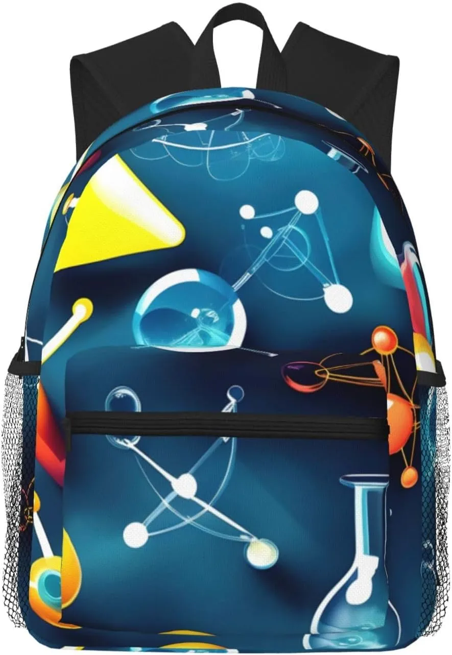 Abstract Science Chemistry Print Lightweight And Comfortable Duffel Bag, Casual Daypack, Multipurpose Backpack