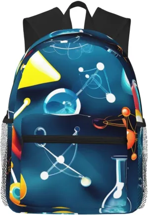 Abstract Science Chemistry Print Lightweight And Comfortable Duffel Bag, Casual Daypack, Multipurpose Backpack