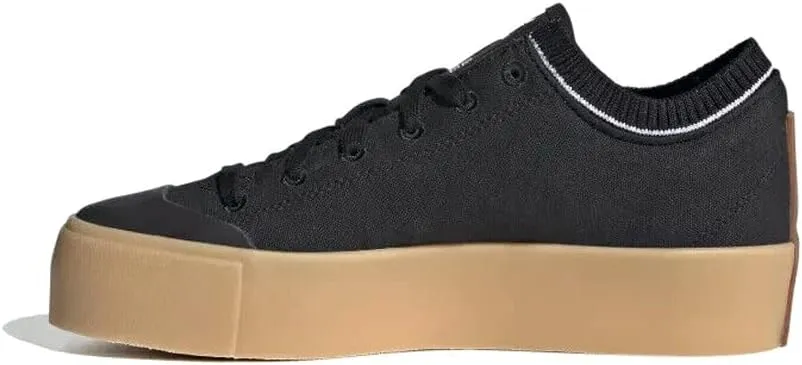 adidas Originals x Karlie Kloss Trainer XX92 Shoes Womens Platform Sneakers, Core Black/Core Black/Cloud White