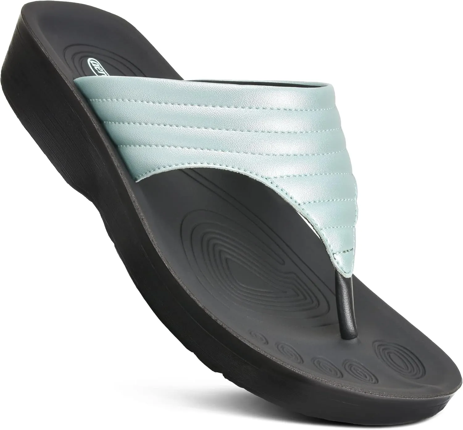 AEROTHOTIC Arch Supportive Casual Walking Flip Flops for Women