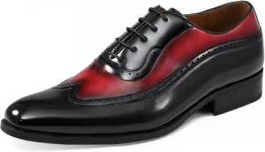 Amali Piedmont - Mens Dress Shoes - Oxford Shoes for Men - Tuxedo Shoes - Lace Up Mens Casual Dress Shoes