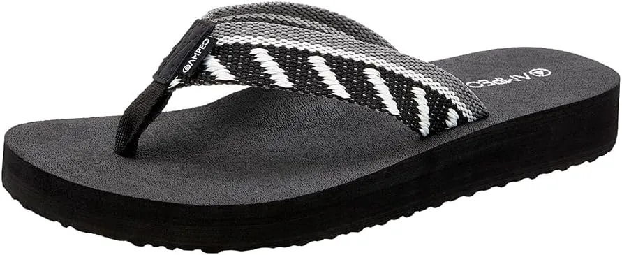 Ampeo Women's Arch Support Flip Flops Comfortable Casual Summer Beach Thong Sandals