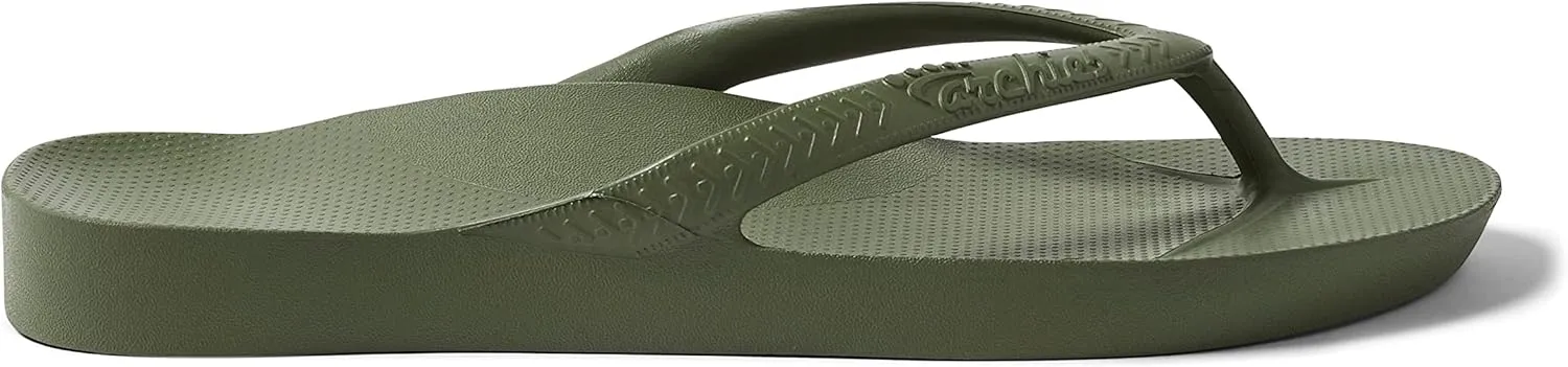 Archies Arch Support Flip Flops for Men & Women – Orthotic Sandals for Plantar Fasciitis Relief – Lightweight, Cushioning, Shock-Absorbing Thong Sandals for Walking, Foot Pain & All-Day Comfort