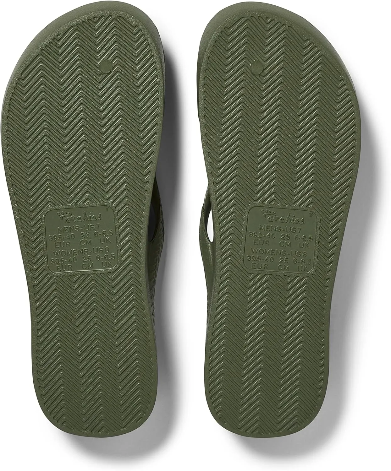 Archies Arch Support Flip Flops for Men & Women – Orthotic Sandals for Plantar Fasciitis Relief – Lightweight, Cushioning, Shock-Absorbing Thong Sandals for Walking, Foot Pain & All-Day Comfort