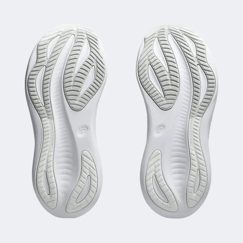 Asics Gel Nimbus 27 Women Running Shoes White/Glacier Grey