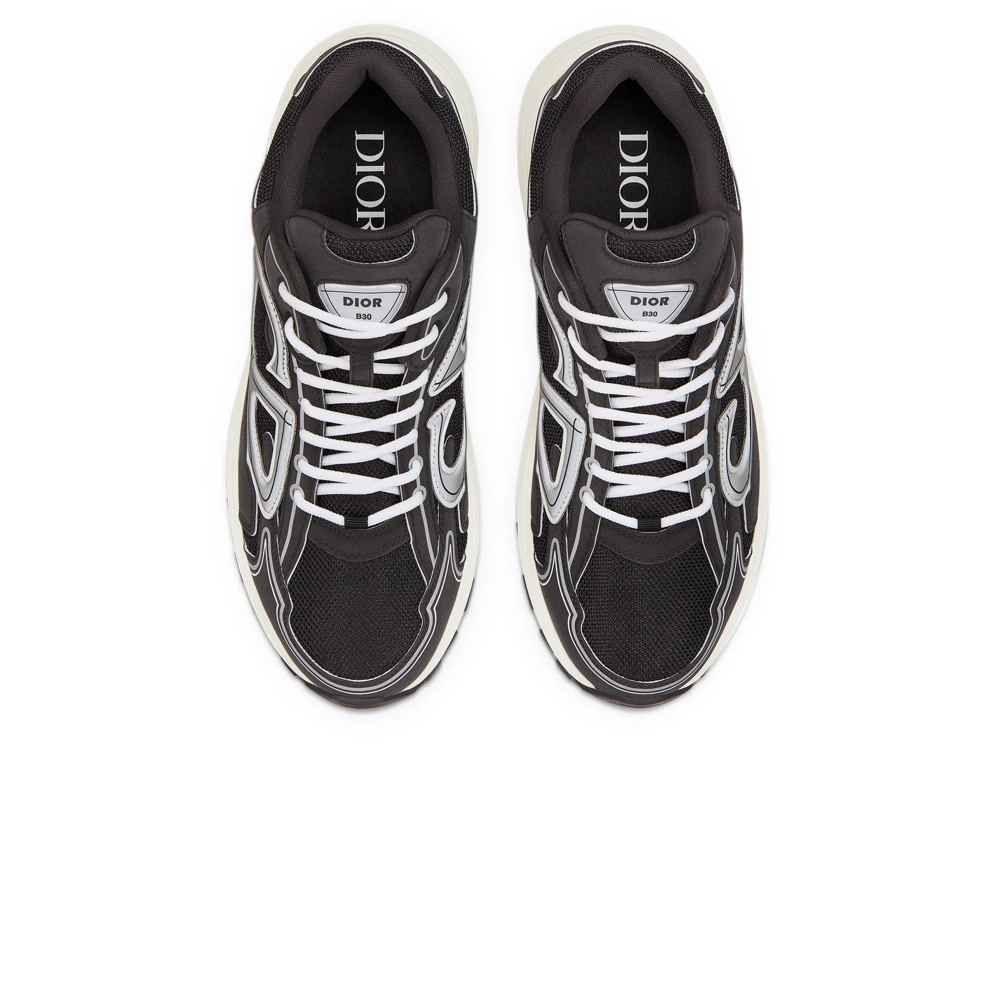B30 Mesh Black White Trainer