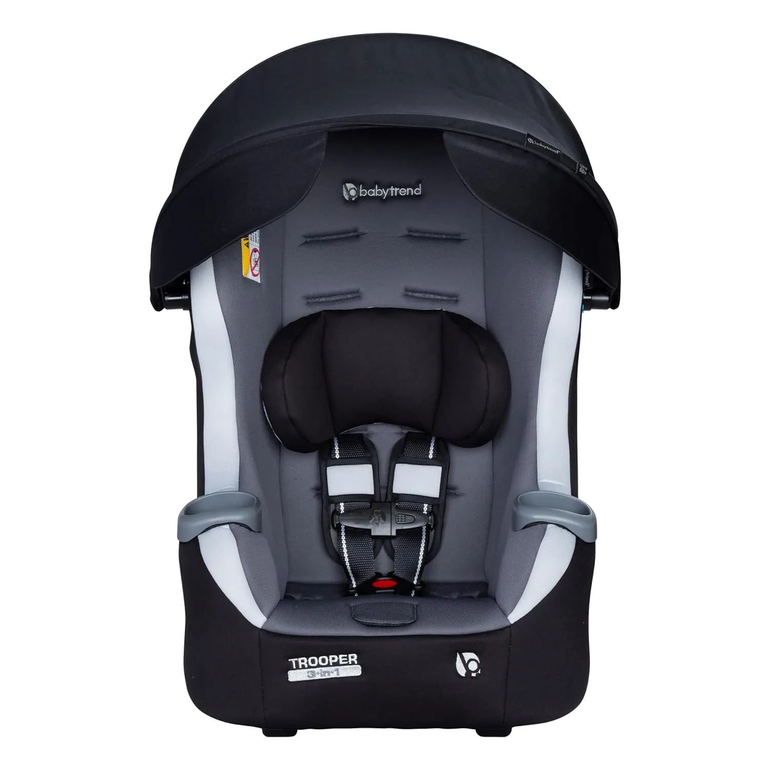 Baby Trend Trooper™ Plus 3-in-1 Convertible Car Seat with Canopy, Dash Twilight