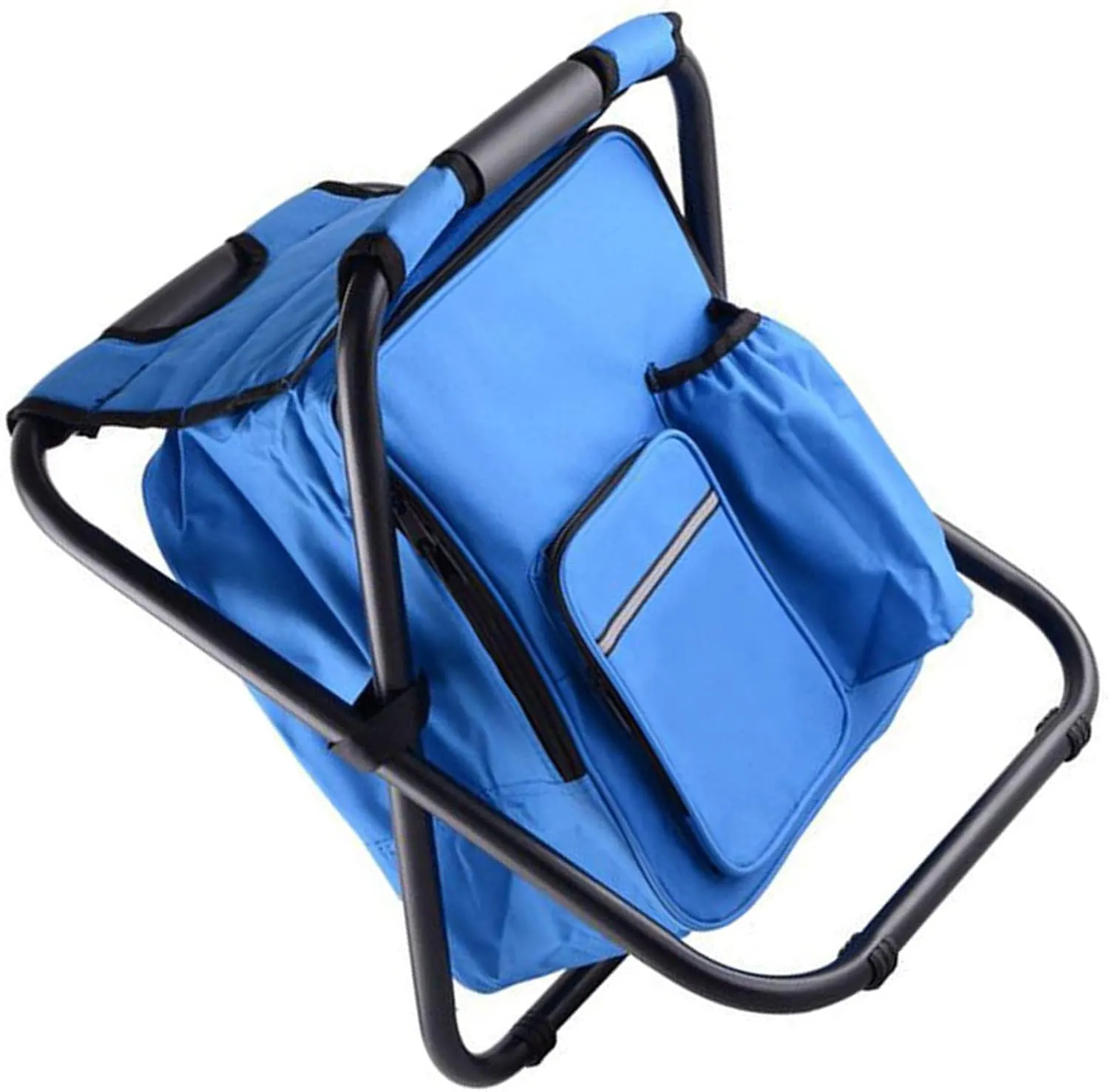 Backpack Cooler Chair Lightweight Large Capacity Folding Camping Stool for Outdoor Travel Beach Hiking Picnic