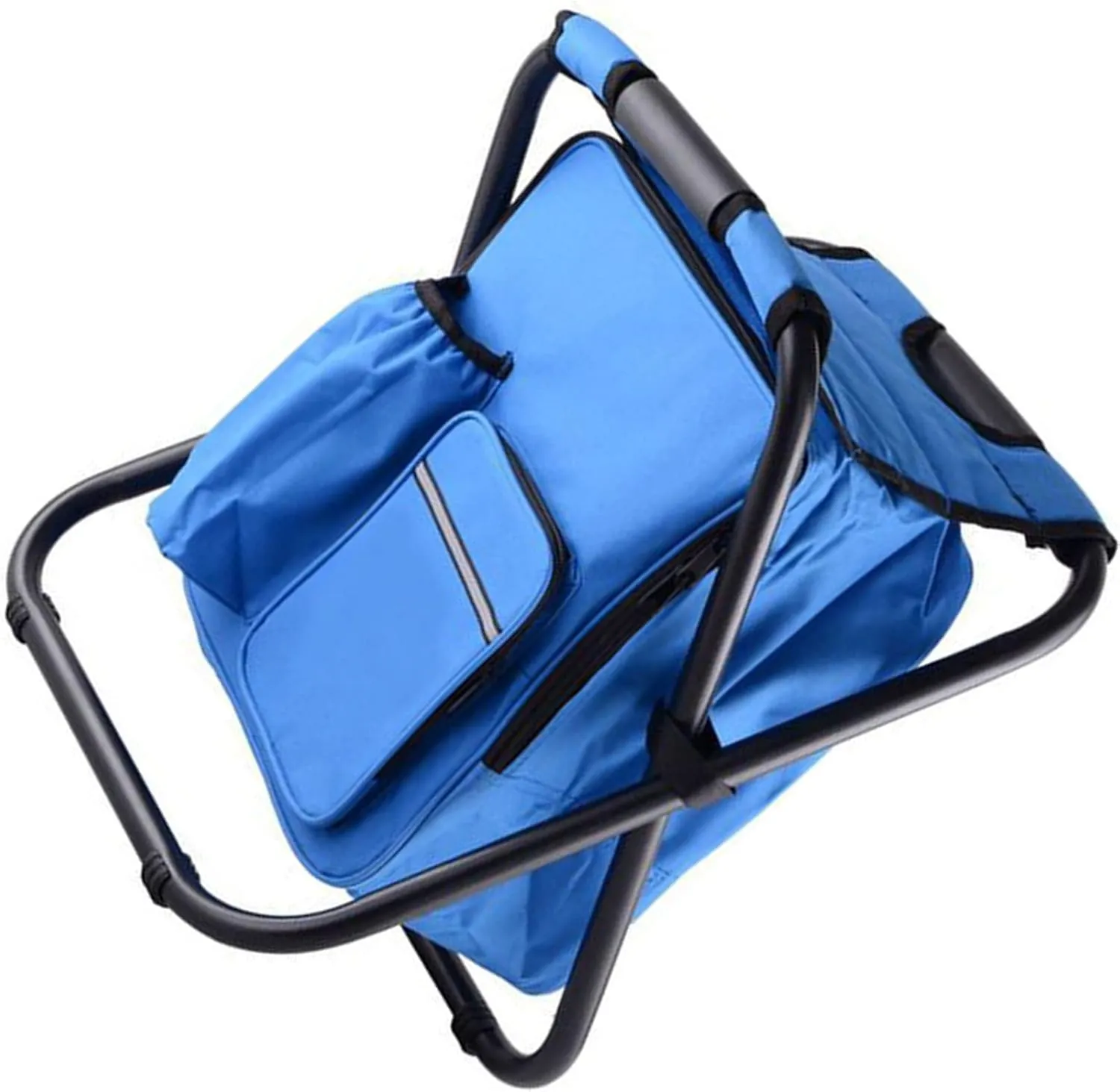 Backpack Cooler Chair Lightweight Large Capacity Folding Camping Stool for Outdoor Travel Beach Hiking Picnic