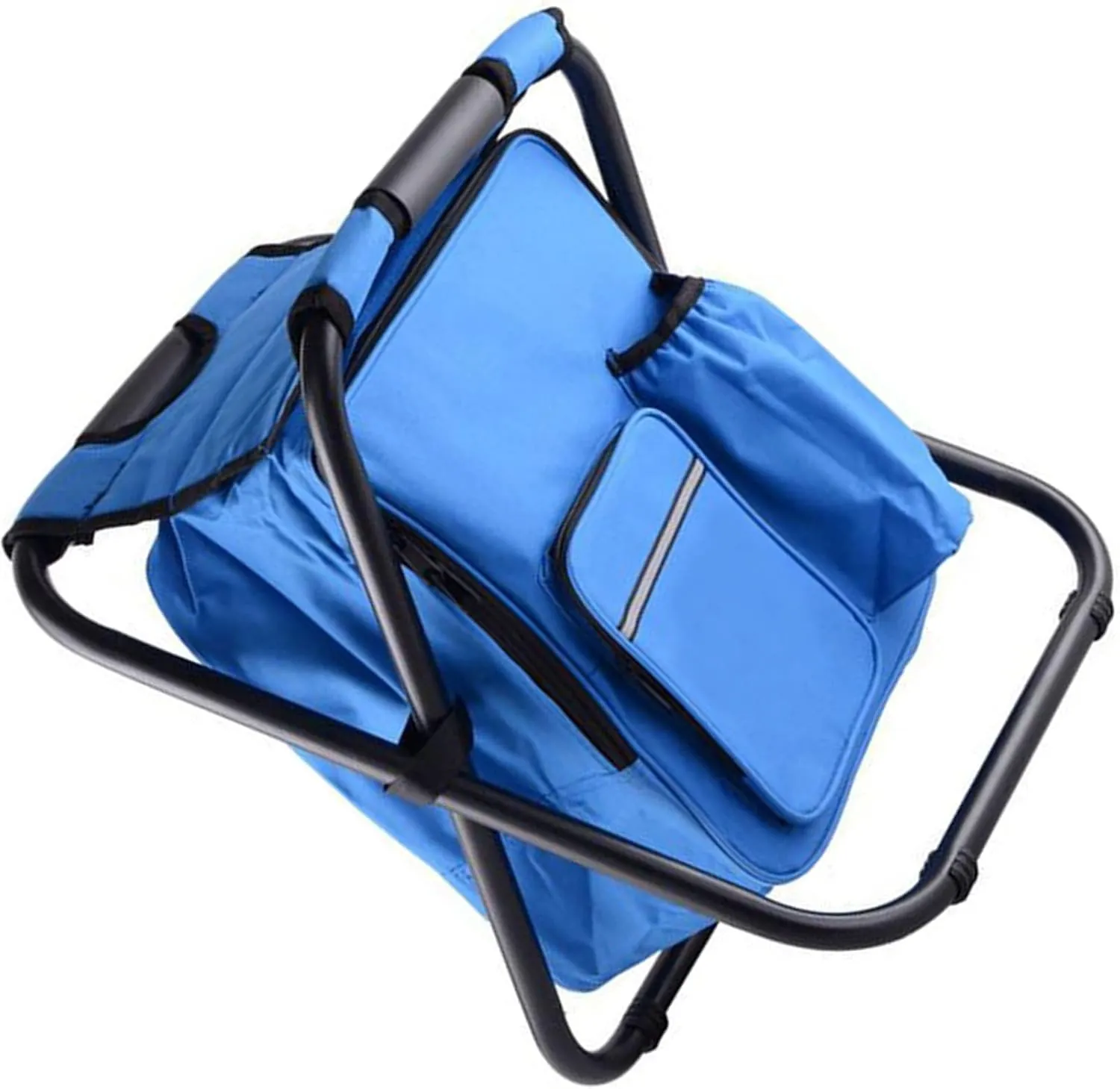 Backpack Cooler Chair Lightweight Large Capacity Folding Camping Stool for Outdoor Travel Beach Hiking Picnic
