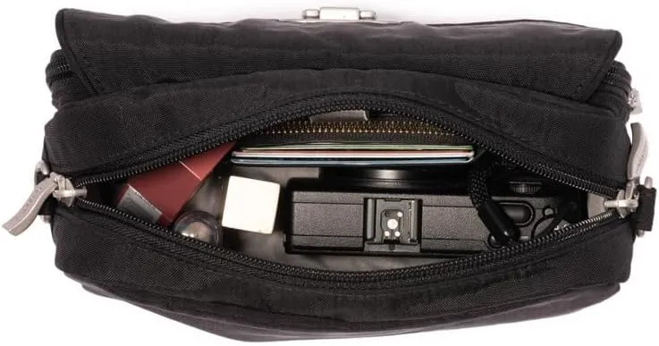 Baggallini Coastal Flip Lock Camera Bag Crossbody
