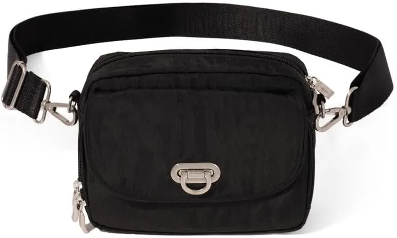 Baggallini Coastal Flip Lock Camera Bag Crossbody