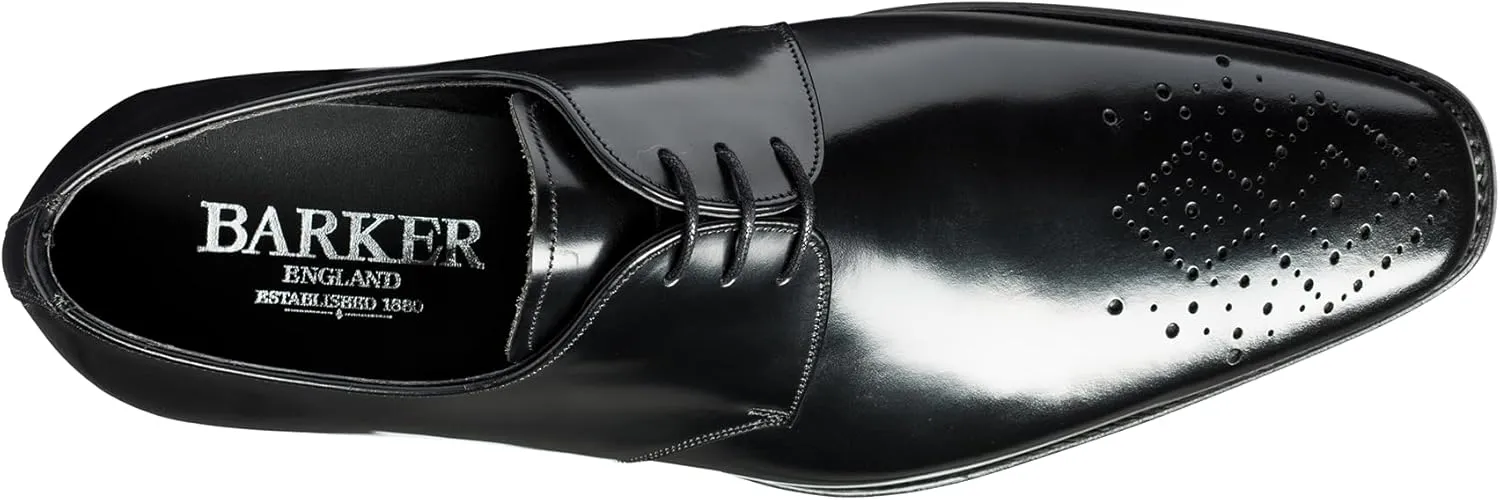 BARKER Darlington Men's Handmade Leather Derby Oxford Dress Shoes - Timeless Elegance & Superior Craftsmanship for Formal & Business Wear
