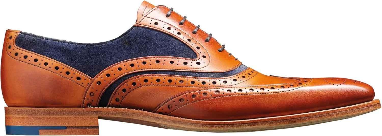 BARKER McClean Men's Handmade Leather Oxford Dress Shoes – Goodyear Welted, Full Leather Sole, Premium Calf Leather – Formal & Business Wear