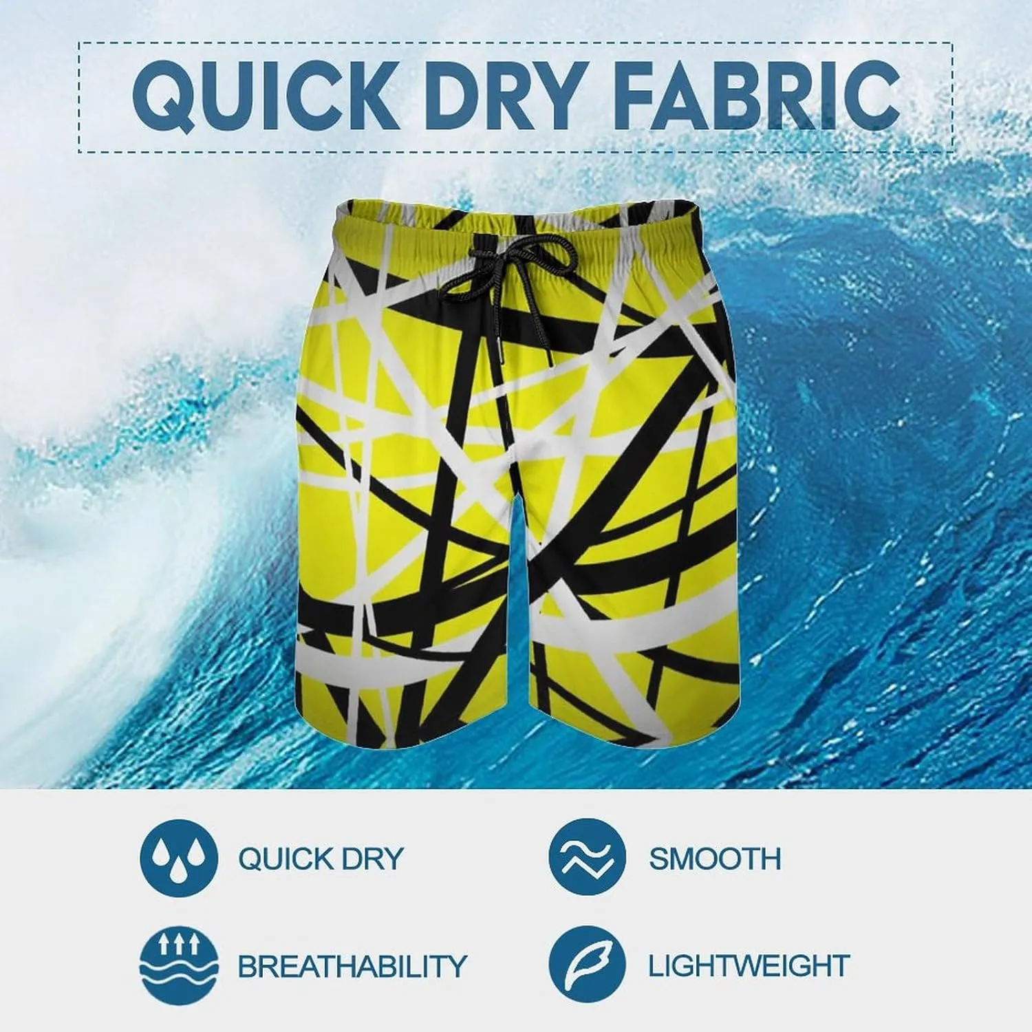 Beach Shorts Mans Short Pants Quick Dry Outdoor Casual Summer Pants 3D with Pocket