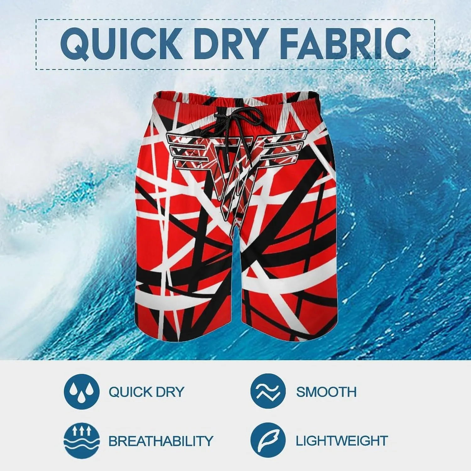 Beach Shorts Mans Short Pants Quick Dry Outdoor Casual Summer Pants 3D with Pocket