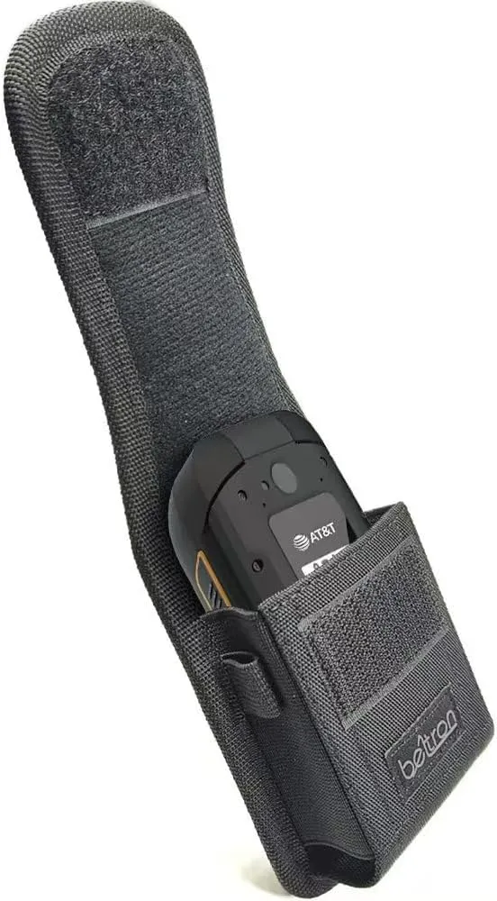 BELTRON Case for Kyocera Flip Phone, DuraXE Epic E4830, DuraXV Extreme E4810 E4811, DuraXE E4710, Sonim Flip Features: Heavy Duty Belt Loop, Metal Belt Clip & Strong Velcro Closure (Black Nylon)