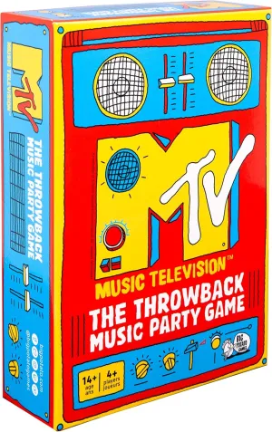 Big Potato MTV Game, The Music Throwback Party Quiz Board Game, for Adults and Teens Ages 14 and up