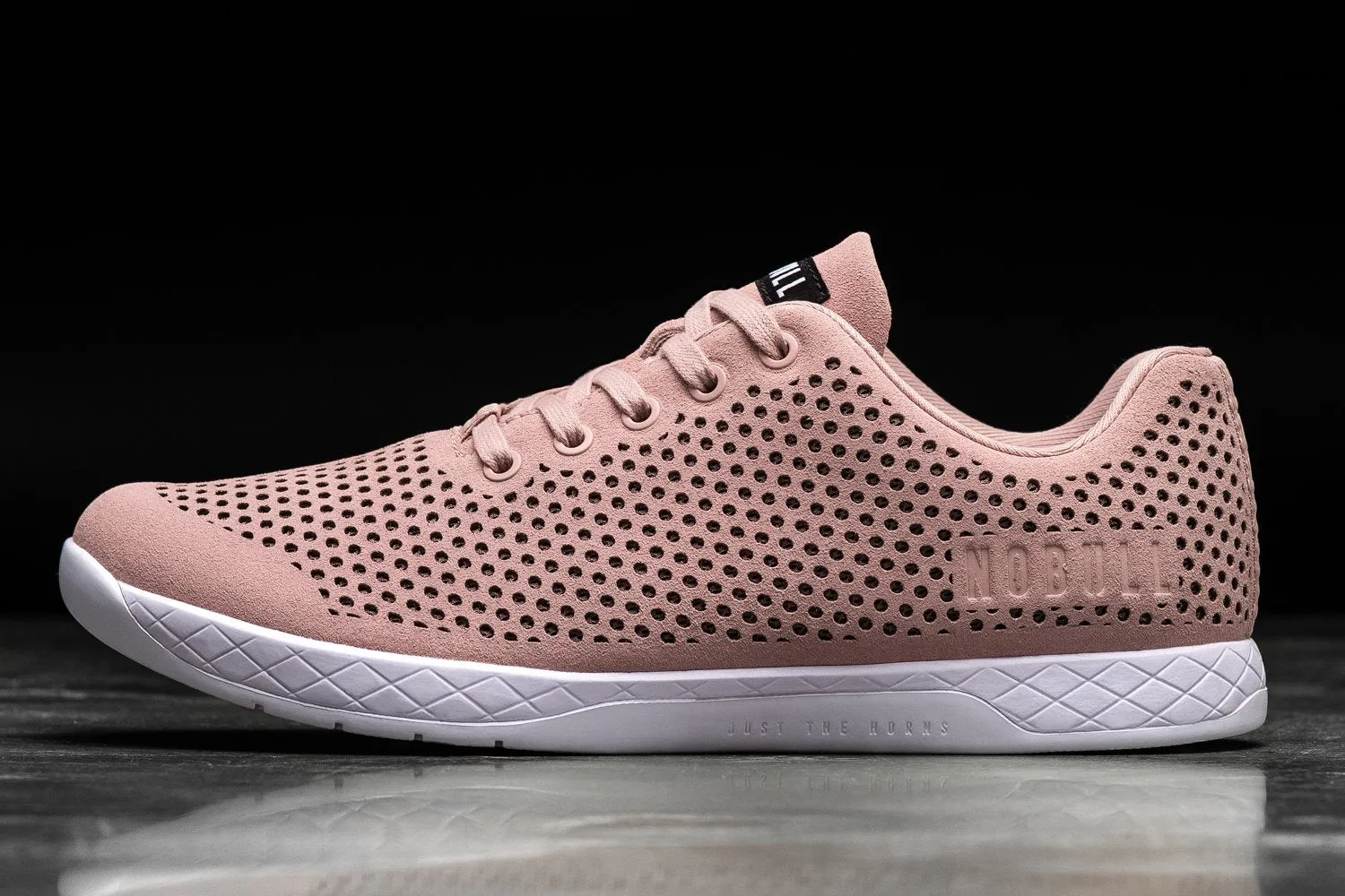 BLUSH WHITE SUEDE TRAINER (MEN'S)