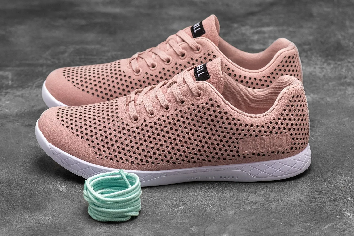 BLUSH WHITE SUEDE TRAINER (MEN'S)