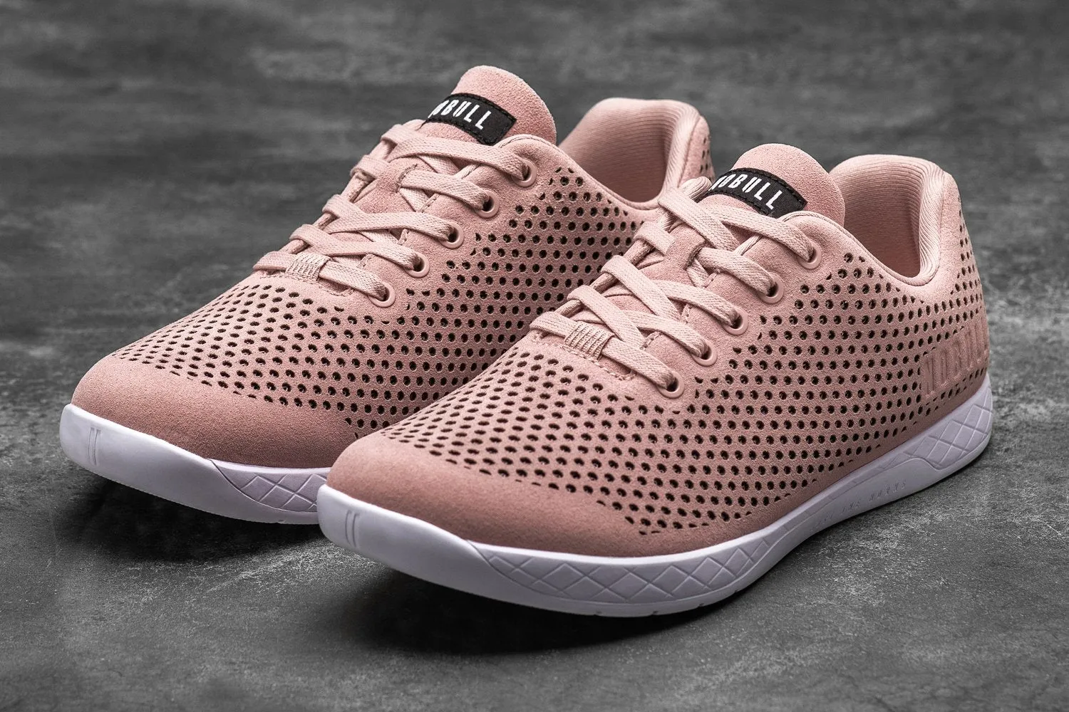 BLUSH WHITE SUEDE TRAINER (MEN'S)
