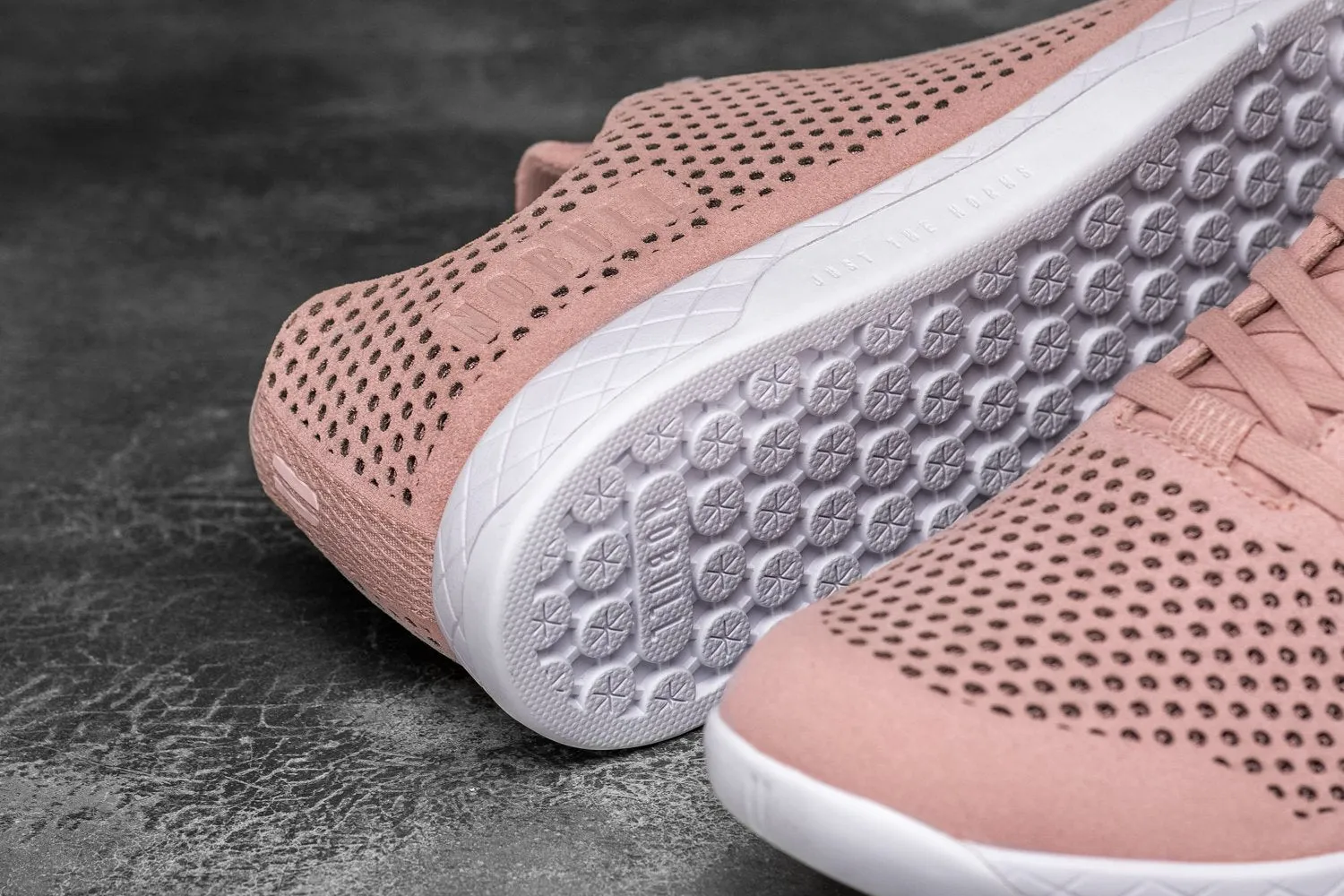 BLUSH WHITE SUEDE TRAINER (MEN'S)