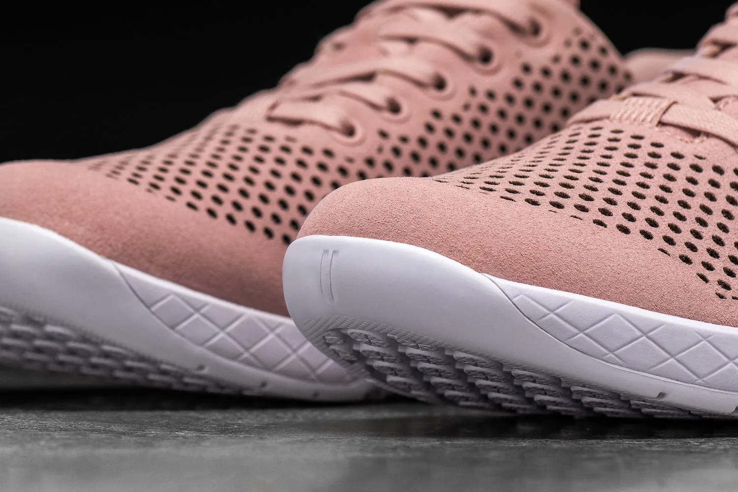 BLUSH WHITE SUEDE TRAINER (MEN'S)