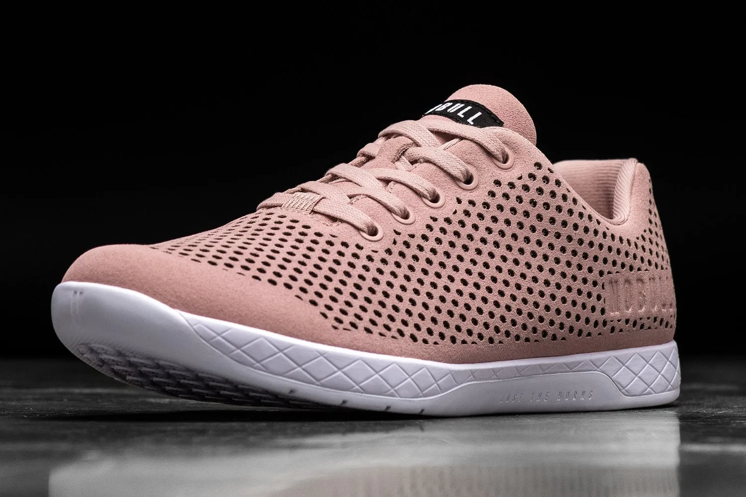 BLUSH WHITE SUEDE TRAINER (MEN'S)