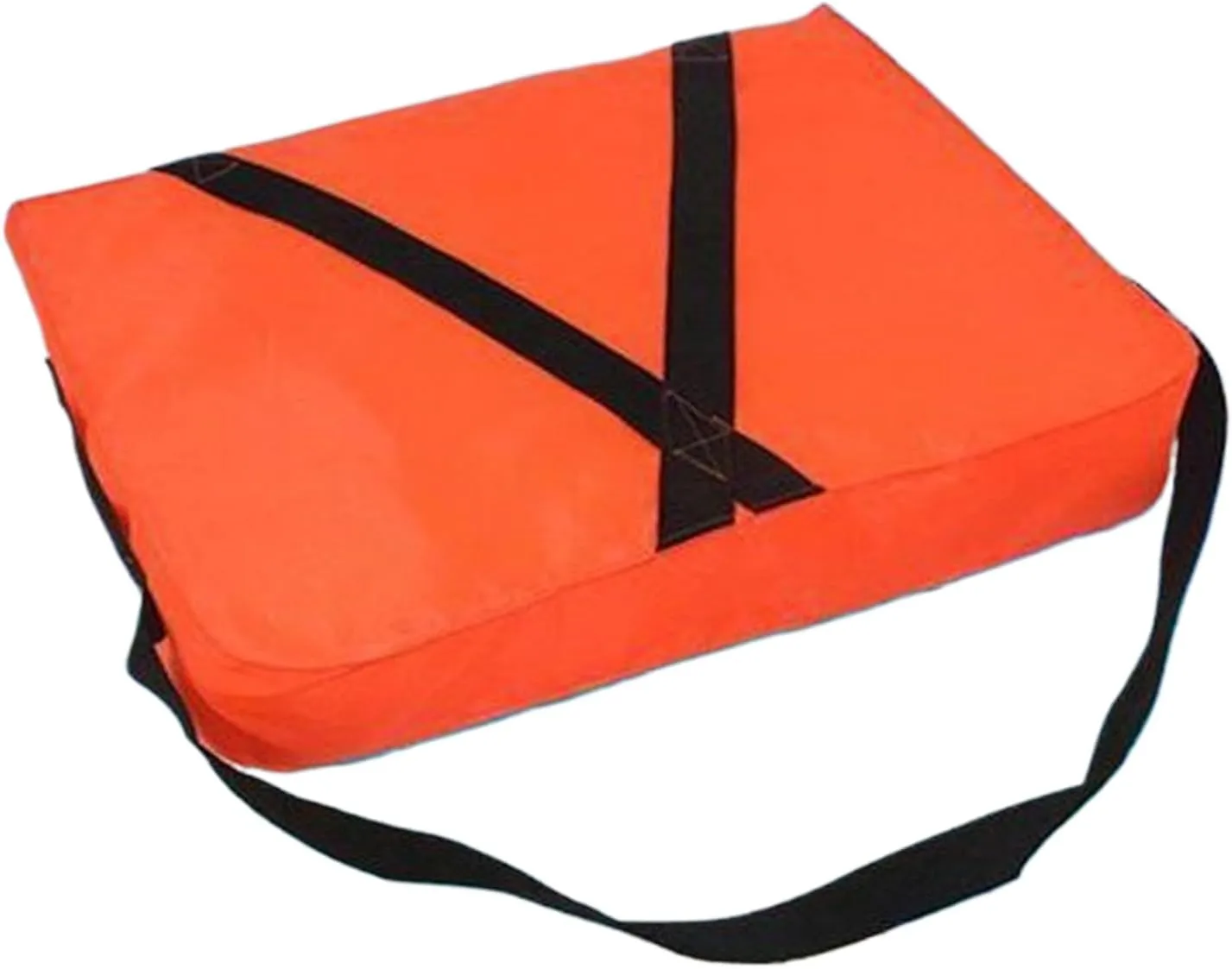 Boat Throwable Flotation Device – USCG Approved Type IV Rescue Cushion | High-Buoyancy Foam Safety Aid with Strap | Durable Marine Throw Preserver, Comfortable Utility Seat for Kayaks, Canoes, Pools