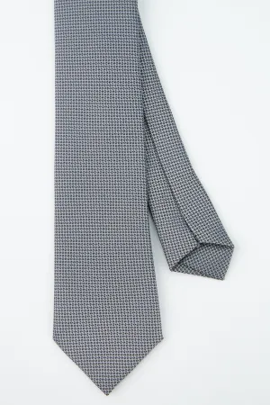 Boys' Oxford Weave Slim Tie Formal Neckwear - Grey