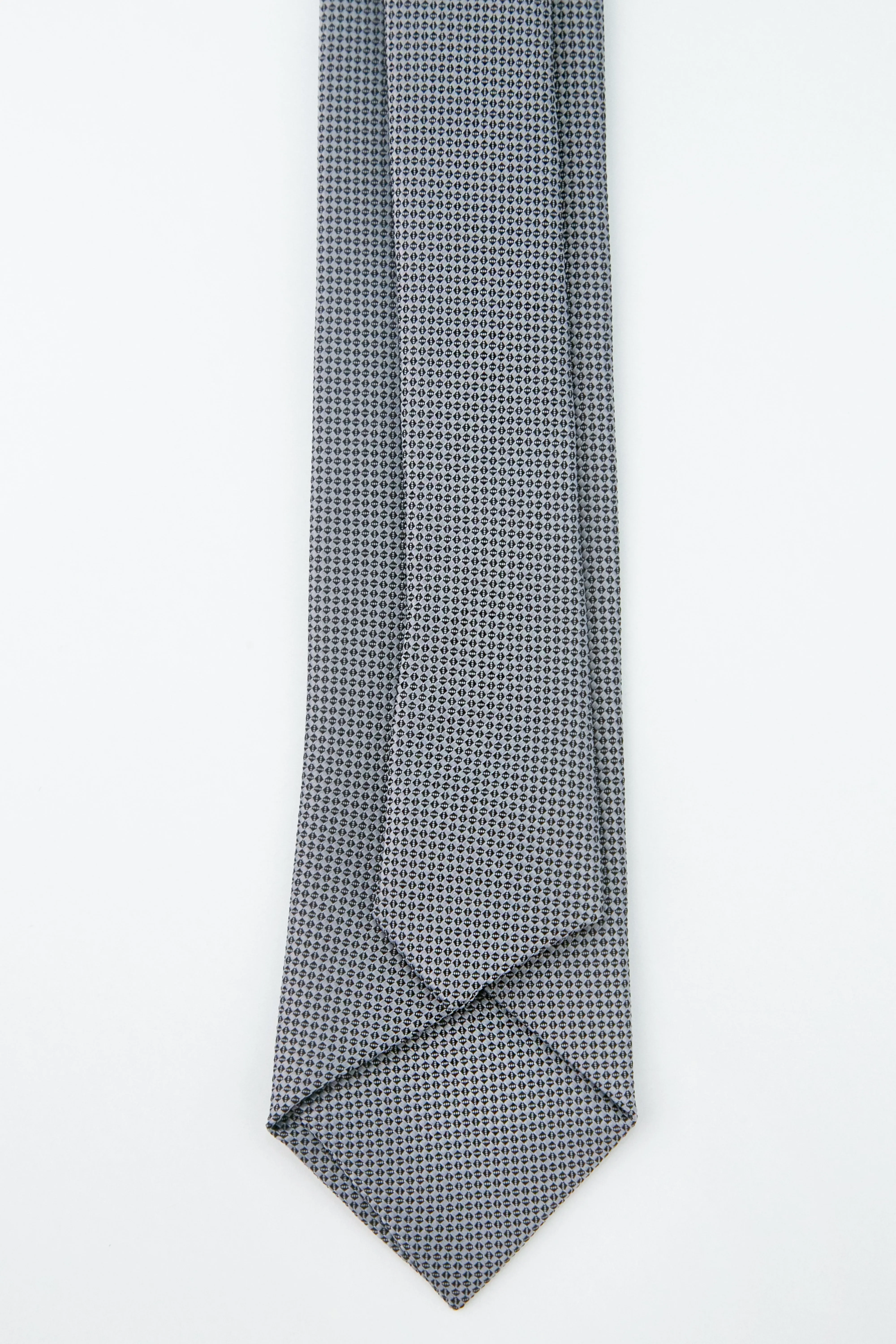 Boys' Oxford Weave Slim Tie Formal Neckwear - Grey