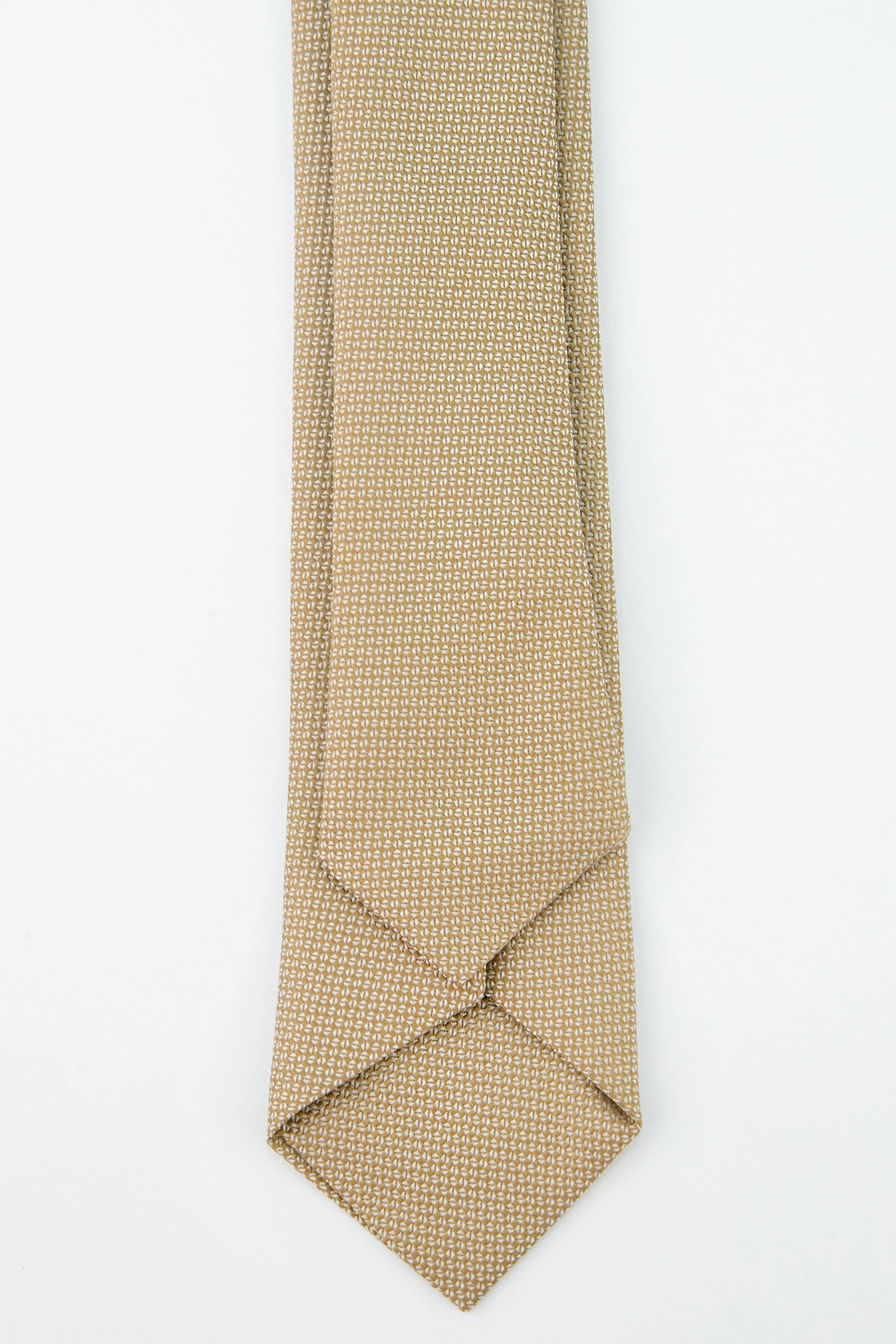 Boys' Oxford Weave Slim Tie Formal Neckwear - Light Brown