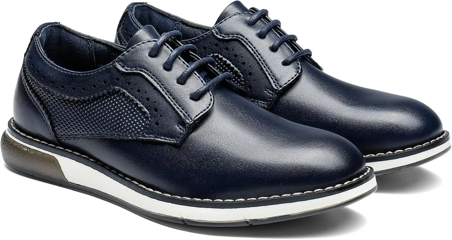 Bruno Marc Boy's Casual Dress Oxford Comfort Uniform Formal Sneaker Shoes