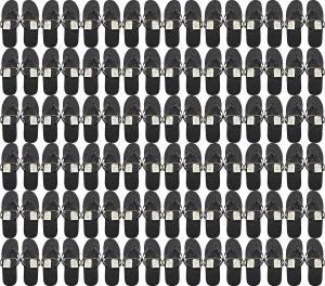 Bulk Flip Flops for Weddings, 48 Pairs, Reception Guest Slippers, Men Women Destination Beach Pool Wholesale Pack