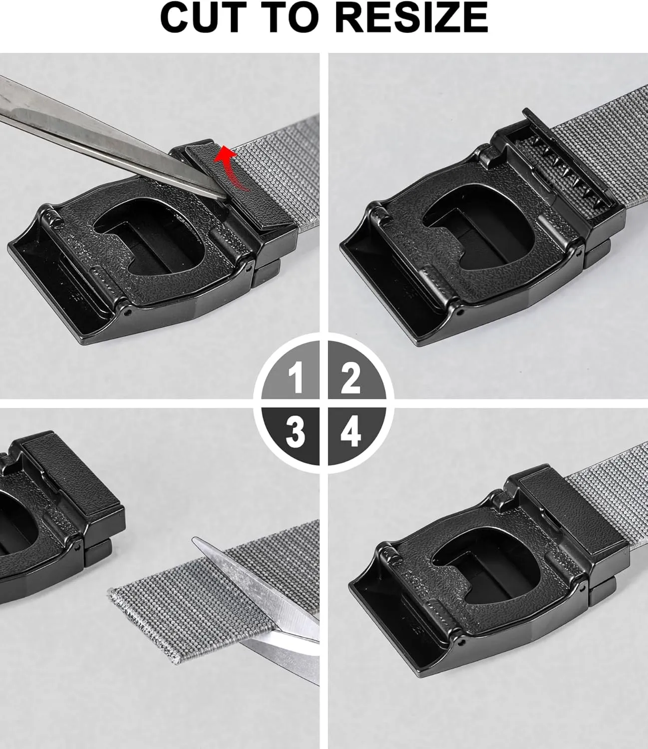 BULLIANT Men Belt,Tactical Stretch Belt Adjustable For Rigger Military Heavy Duty Work 1.5"-Cut For Fit