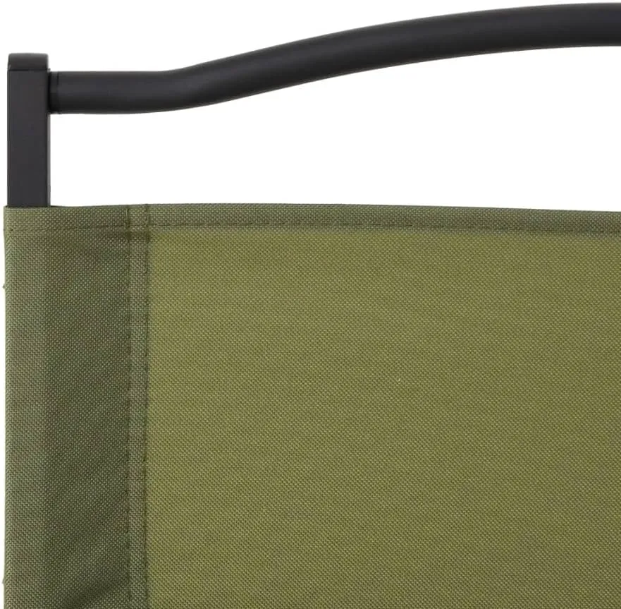 Camping Chairs 2 Pcs Green 21.3"x21.7"x30.7" Foldable Outdoor Beach Lounge Chairs with Oxford Fabric, Durable, Lightweight, and Water-Resistant for Camping, Fishing, and Picnic