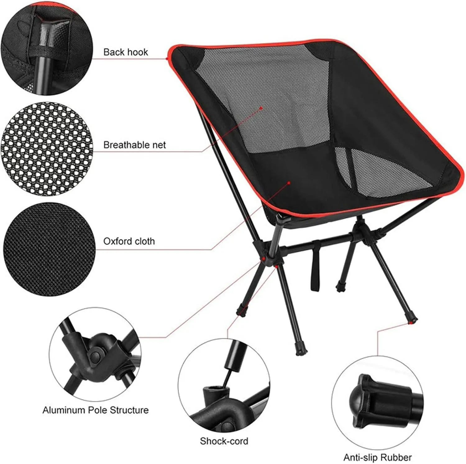 Camping Chairs Travel Ultralight Folding Chair Hard High Load Outdoor Portable Beach Hiking Picnic Seat Fishing Tools