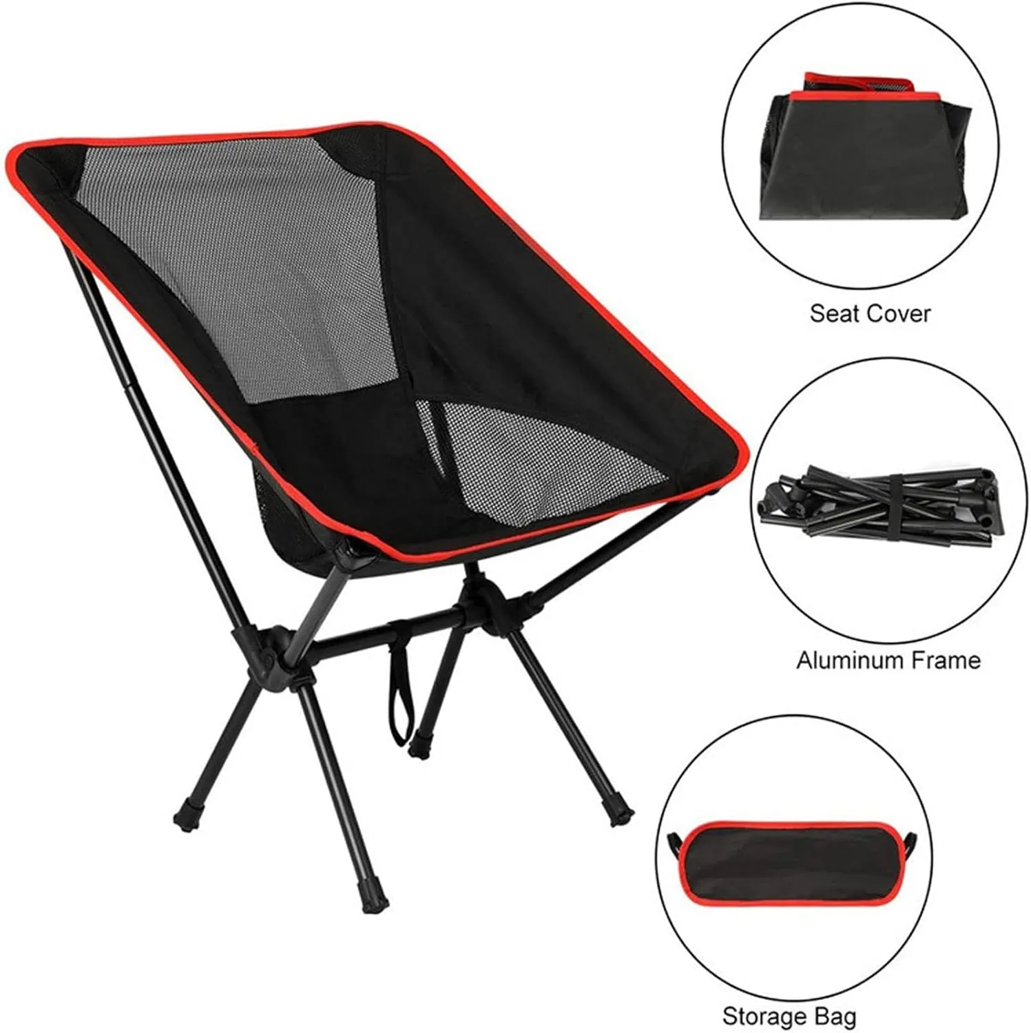 Camping Chairs Travel Ultralight Folding Chair Hard High Load Outdoor Portable Beach Hiking Picnic Seat Fishing Tools