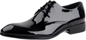Cap Toe Oxfords Lace Up Dress Shoes Anti-Slip Block Heel Comfortable Fashion for Formal Business Wedding