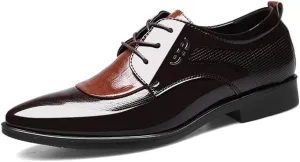 Cap Toe Oxfords Lace Up Lug Sole Business Commuting Work Office Dress Shoes Versatile Casual