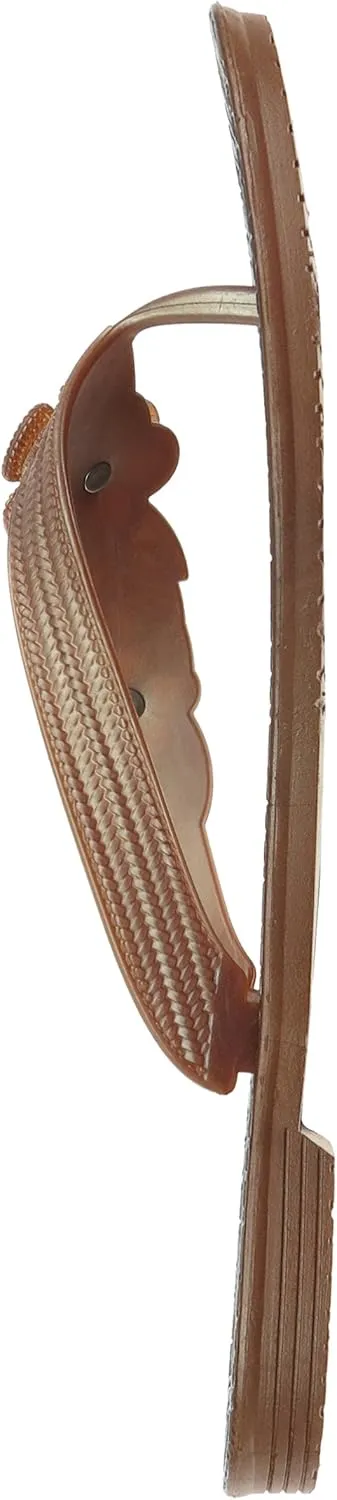 Capelli New York Flowers with Pearl Trim Ladies Flip Flop