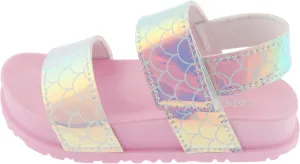 Capelli New York Toddler Girl Jelly Thong Flip Flop with Backstrap