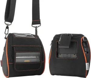 Carrying Case for Zebra ZQ520 & ZQ521 - Portable Thermal Label Printer Bag with Shoulder Strap and Belt Clip, Easy Transport and Protection, Convenient Label Access
