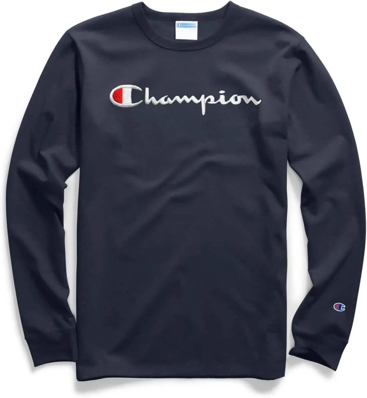 Champion Men's Long Sleeve Tee Shirt, Heritage T-Shirt for Men, Multiple Graphics
